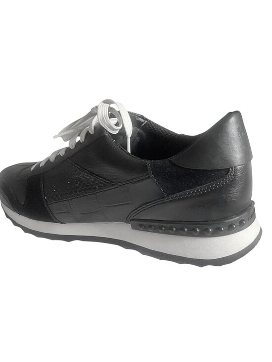 Coach Moonlight Crocodile Embossed Leather & Suede Sneaker 9B (Fits Like 7–7.5) - Picture 6 of 8